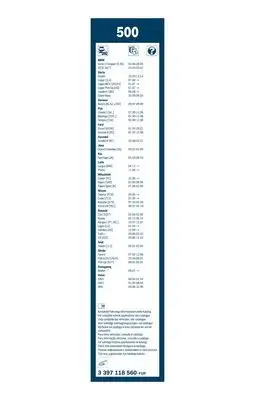 BOSCH 3397118560 Silecek Süpürgesi Ön Takım - 3. Görsel