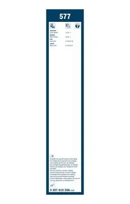 BOSCH 3397010298 Silecek Süpürgesi Ön Takım - 3. Görsel