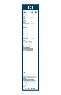 BOSCH 3397010270 Silecek Süpürgesi Ön Takım - 3. Görsel