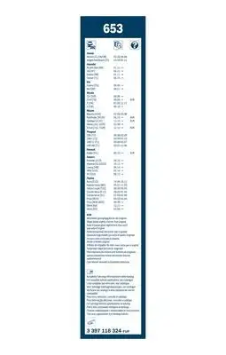 BOSCH 3397118324 Silecek Süpürgesi Ön Takım - 3. Görsel