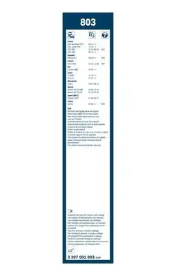 BOSCH 3397001803 Silecek Süpürgesi Ön Takım - 3. Görsel