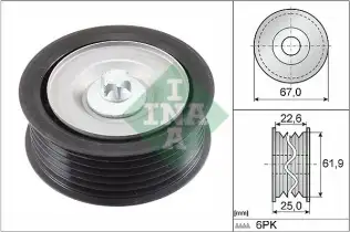 INA 532086610 V Kayış Gergi Rulmanı