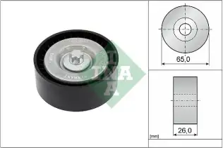 INA 532063010 V Kayış Gergi Rulmanı