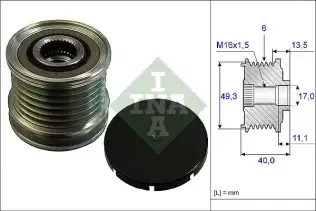 INA 535016610 V Kayış Gergi Rulmanı