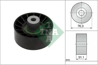 INA 532077610 V Kayış Gergi Rulmanı