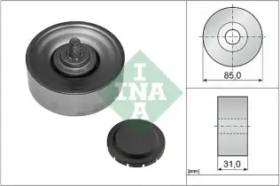 INA 532056910 V Kayış Gergi Rulmanı