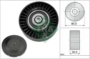 INA 532051410 V Kayış Gergi Rulmanı