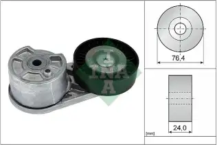 INA 534072710 V Kayış Gergi Rulmanı