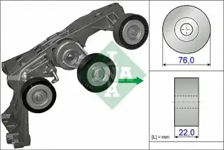 INA 534043110 V Kayış Gergisi Komple