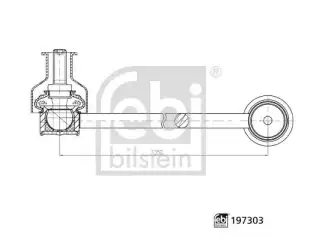 Viraj Demir Askı Rotu Ön Sol FEBI BILSTEIN 197303