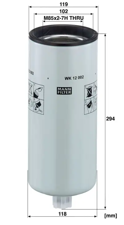 WIX 33488 Yakıt Filtresi - 2. Görsel