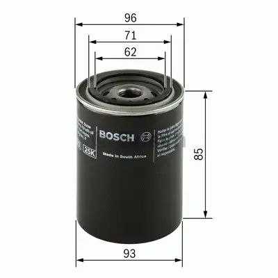 Yağ Filtre Volvo 260 740 760 850 940 960 - 6. Görsel