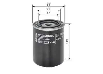 BOSCH 0986452020 Yağ Filtresi - 5. Görsel