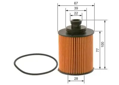 BOSCH 09864B7005 Yağ Filtresi - 5. Görsel