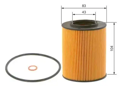 BOSCH 09864B7017 Yağ Filtresi - 5. Görsel