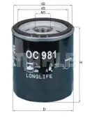 MAHLE OC981 Yağ Filtresi
