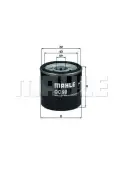 MAHLE OC90OF Yağ Filtresi