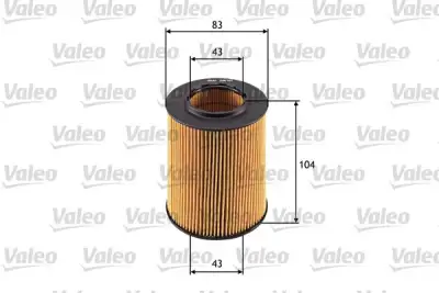 VALEO 586527 Yağ Filtresi - 1. Görsel