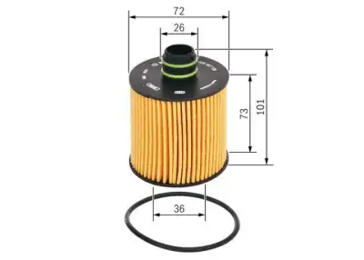 BOSCH F026407108 Yağ Filtresi - 5. Görsel