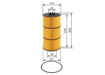 BOSCH F026407192 Yağ Filtresi - 5. Görsel