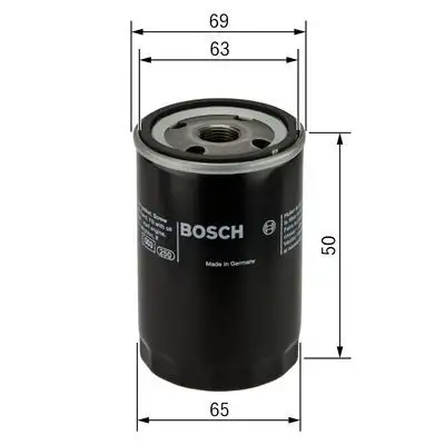 BOSCH F026407089 Yağ Filtresi - 5. Görsel
