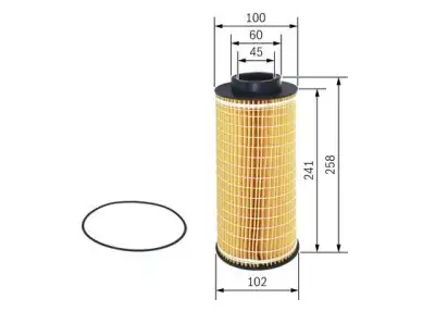 BOSCH F026407120 Yağ Filtresi - 5. Görsel