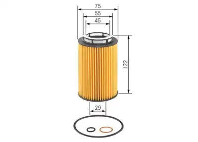 BOSCH F026407158 Yağ Filtresi - 5. Görsel