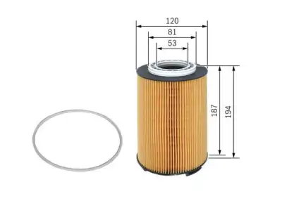 BOSCH F026407191 Yağ Filtresi - 5. Görsel