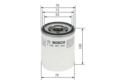 BOSCH F026407245 Yağ Filtresi - 5. Görsel