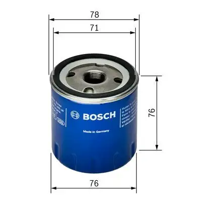 BOSCH F026407078 Yağ Filtresi - 5. Görsel