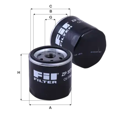 Yağ Filtresi  FIL FILTRE ZP 557 C - 1. Görsel