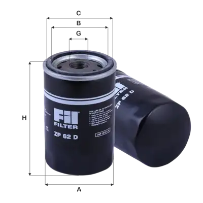 Yağ Filtresi  FIL FILTRE ZP 62 D - 1. Görsel
