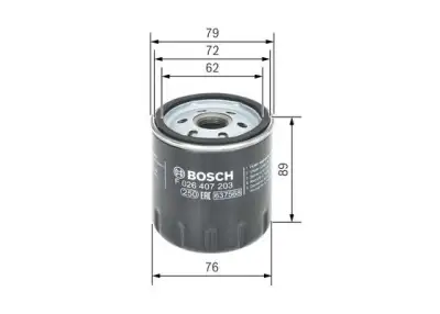 Yağ Filtresi Ford F026407203 - 5. Görsel