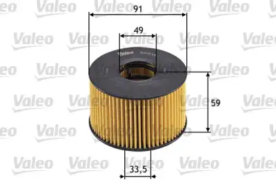 VALEO 586513 Yağ Filtresi - 1. Görsel