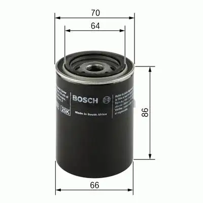 BOSCH F026407025 Yağ Filtresi - 6. Görsel