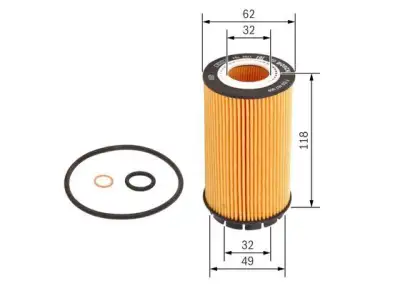 BOSCH F026407069 Yağ Filtresi - 5. Görsel