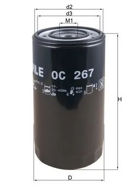 Yağ Filtresi  MAHLE OC 267