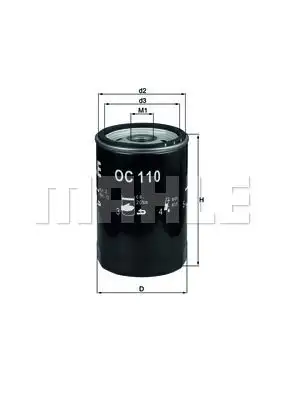 MAHLE OC110OF Yağ Filtresi - 1. Görsel