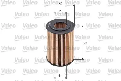 VALEO 586548 Yağ Filtresi - 1. Görsel