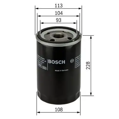 BOSCH F026407048 Yağ Filtresi - 5. Görsel