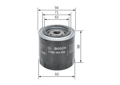 BOSCH 0986452024 Yağ Filtresi - 5. Görsel