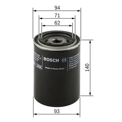 BOSCH 0451103346 Yağ Filtresi - 5. Görsel