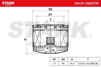 Yağ Filtresi STARK SKOF-0860191 - 3. Görsel