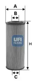 Yağ Filtresi  UFI 25.132.00