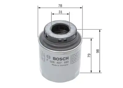 BOSCH F026407183 Yağ Filtresi - 5. Görsel