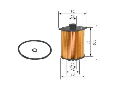 BOSCH F026407152 Yağ Filtresi - 5. Görsel