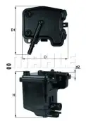 MAHLE KL431D Yakıt Filtresi