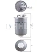 MAHLE KL476D Yakıt Filtresi
