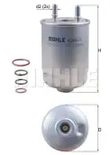 MAHLE KL485/5D Yakıt Filtresi