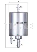 MAHLE KL571 Yakıt Filtresi
